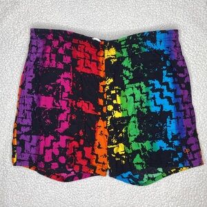 Vintage Ocean Pacific OP Tie Dye Swim Trunks: Size Large